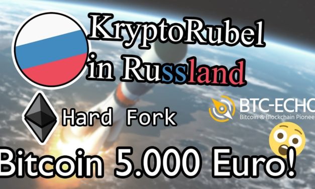 Video: KryptoRubel in Russland, Ethereum Metropolis Hard Fork und mehr