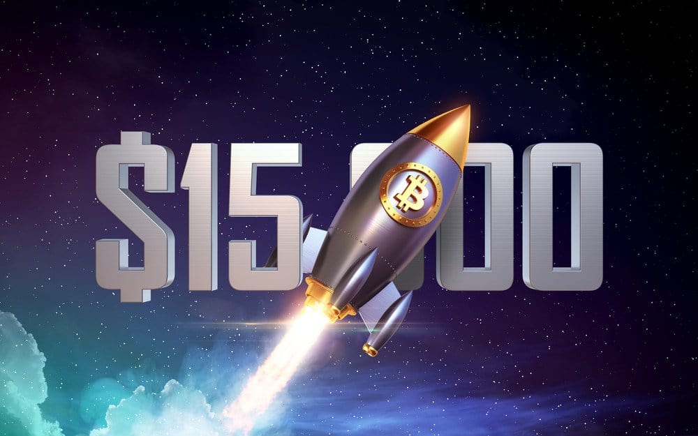Der Wahnsinn geht weiter: Bitcoin über 15.000 US-Dollar