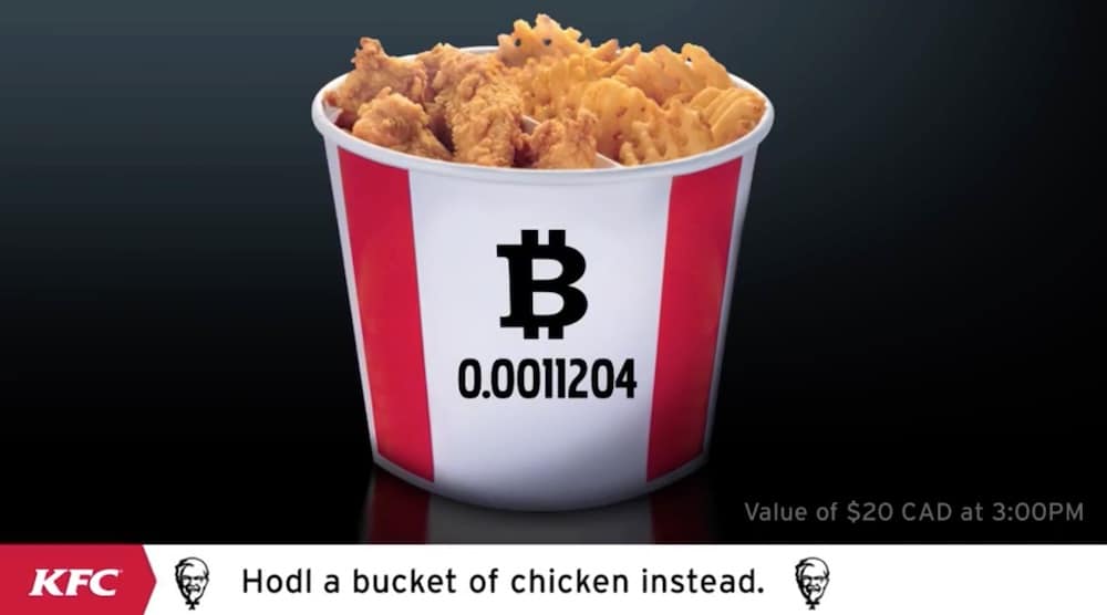 Marketing-Gag: KFC Kanada akzeptiert Bitcoin