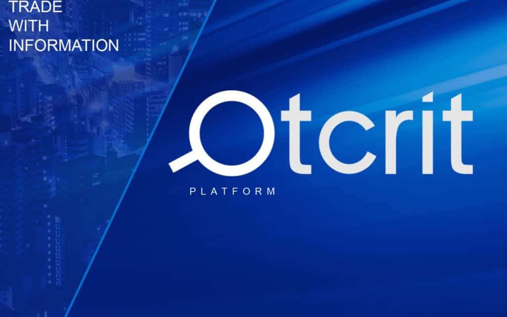 Otcrit: Bau eine Plattform, kein Produkt.