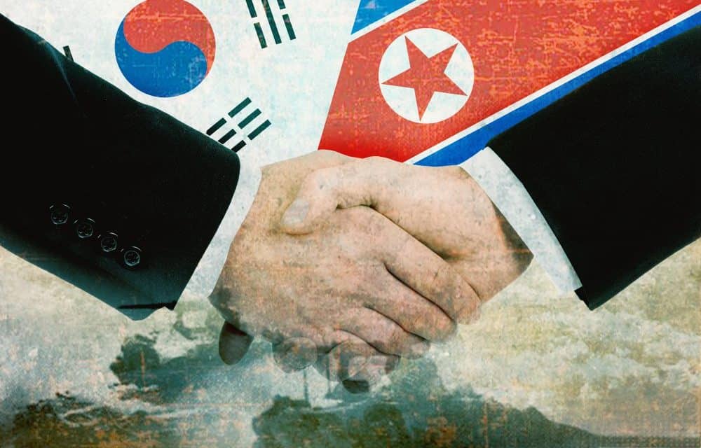 Koreanischer Friedensvertrag auf der Ethereum-Blockchain