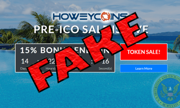 SEC: Fake-ICO „Howeycoin“ warnt vor Betrügern