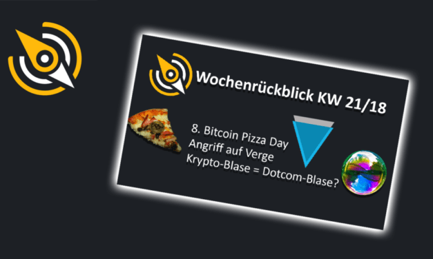 BTC-ECHO Wochenrückblick KW 21/18
