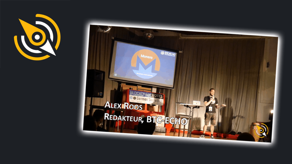 Monero, die private Kryptowährung – Alex Roos, BTC-ECHO @ BTCM2018