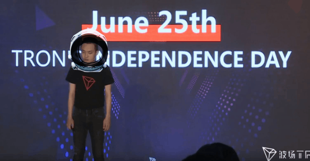 Justin Sun: Verkappte Mondlandung bei TRON – Der Launch des Mainnets