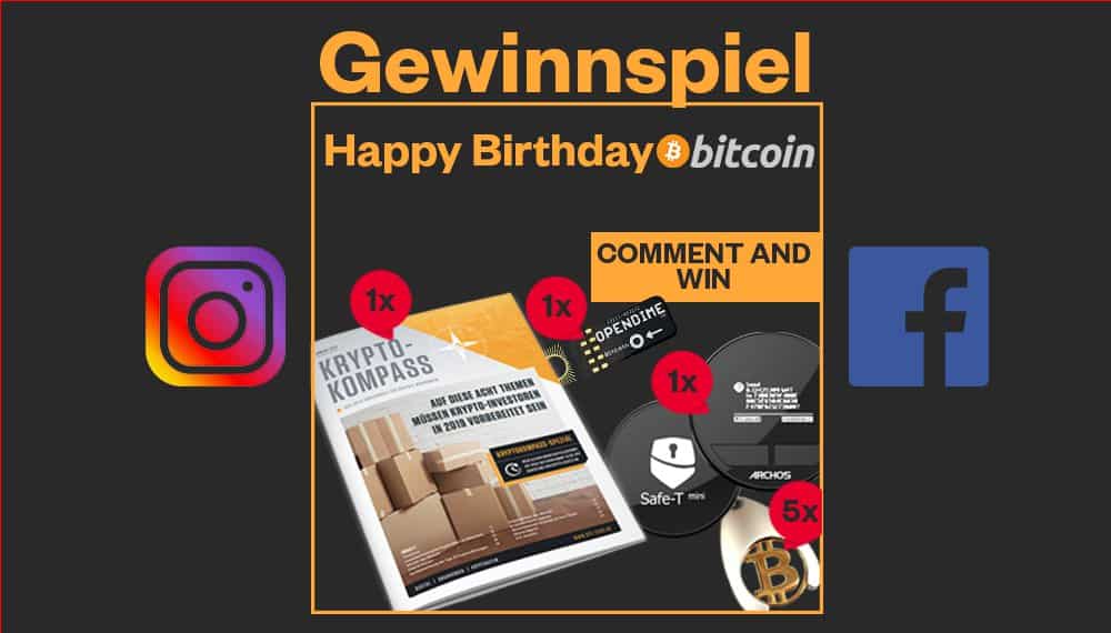 Happy Birthday, Bitcoin! Das Comment-and-Win-Gewinnspiel von BTC-ECHO