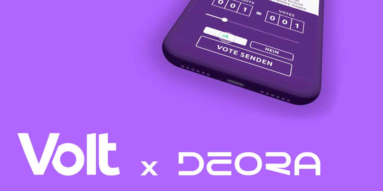 Interview zur Blockchain App deora von der Partei Volt: „In nur drei Monaten haben wir die dApp entwickelt“