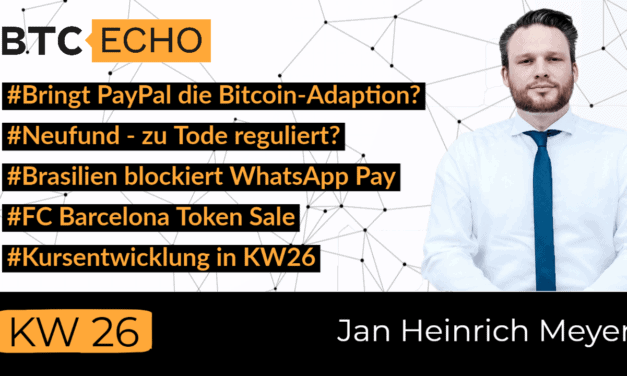Bitcoin auf Paypal, WhatsApp in Brasilien und FCB-Token – News Check