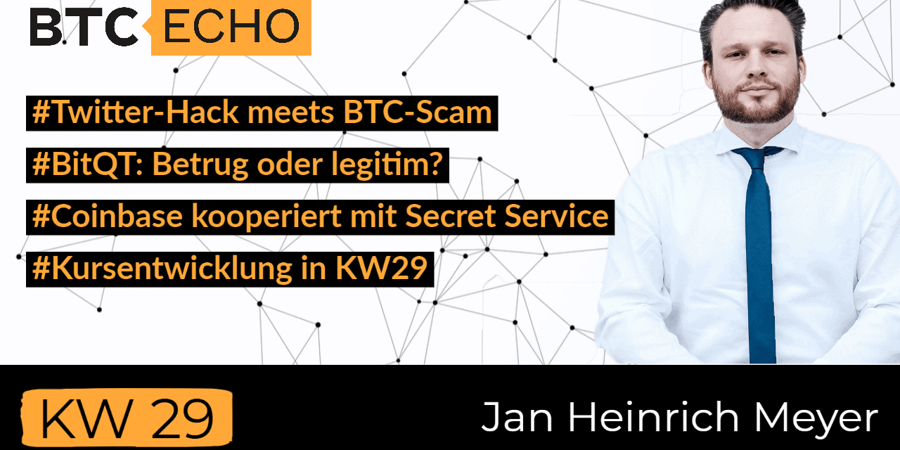 News-Check: BitQT, Bitcoin Scam auf Twitter und der US Secret Service