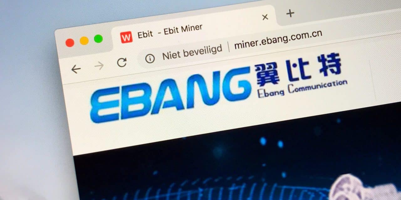 Mining-Unternehmen Ebang rechnet mit 70 Millionen US-Dollar Nettoerlös