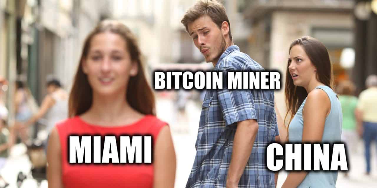 Bitcoin-Mining: China schockt, Miami lockt