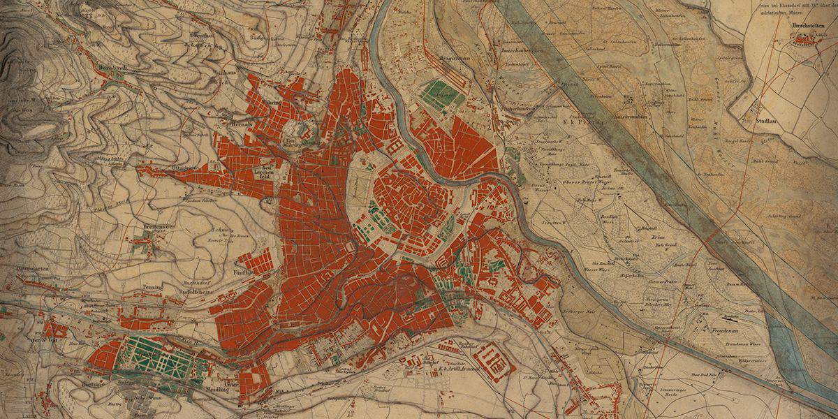 Die Reliefkarte von Wien und Umgebung von Hugo Fischer von See