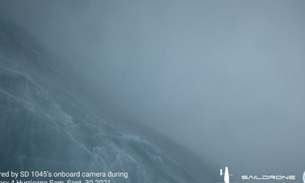 Schwimmdrohne liefert erstmals Bilder aus dem Inneren eines Hurrikans