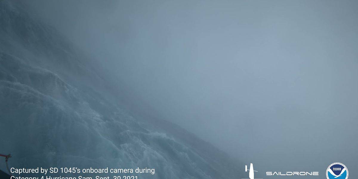 Schwimmdrohne liefert erstmals Bilder aus dem Inneren eines Hurrikans