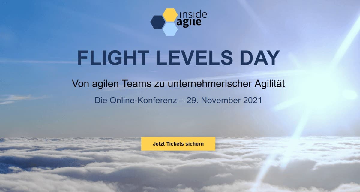 heise-Angebot: Agile Fortbildung: Flugebenen für Teams mit Konferenz und Workshop kennenlernen