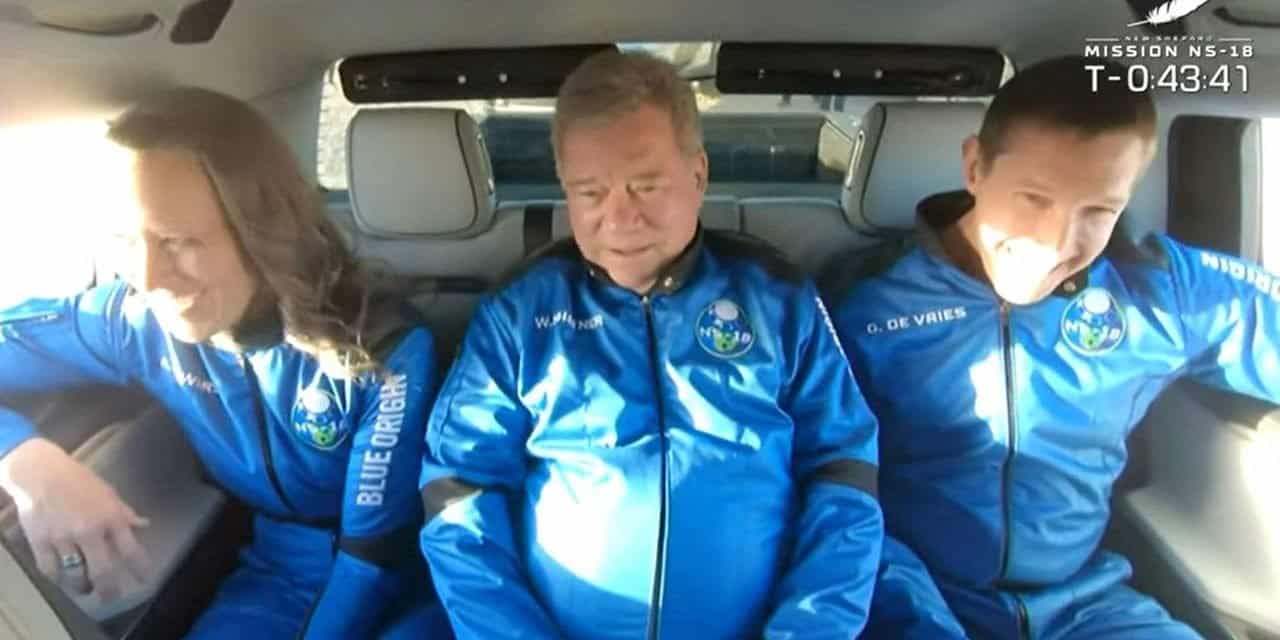Jeff Bezos‘ Blue Origin machts möglich: „Captain Kirk“ William Shatner im Weltall
