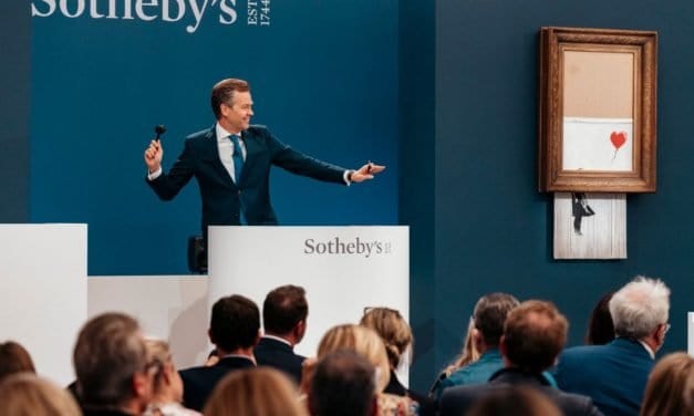 Love is in the Bin: Geschreddertes Banksy-Werk Girl with Balloon für 16 Millionen Pfund bei Sotheby’s versteigert