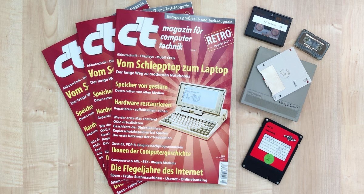 c’t Retro 2021: Vom Büroschrank zum Schoßtierchen