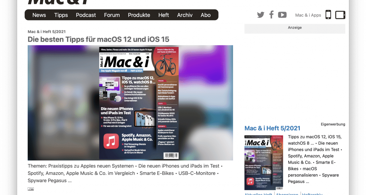 Neugestaltung von Safari 15 gescheitert: Apple bringt alte Tabs zurück
