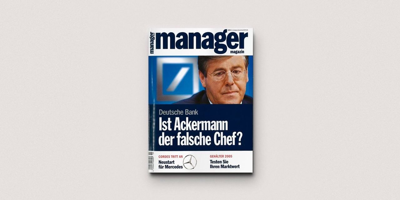 Arno Balzer über die Deutsche Bank: Wie Josef Ackermann um die Zukunft kämpfte – das Beste aus 50 Jahren manager magazin