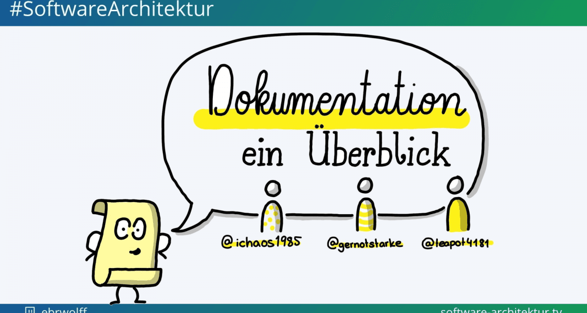 software-architektur.tv: Dokumentation – ein Überblick