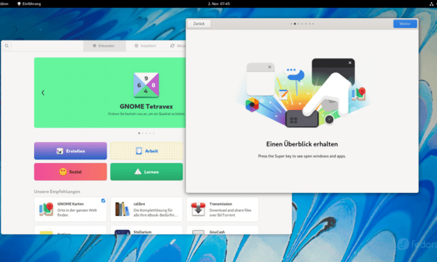 Fedora Linux 35: Frischer Gnome-Desktop und neue KDE-Ausgabe