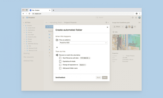 Dropbox jetzt übersichtlicher: Dateien automatisch organisieren
