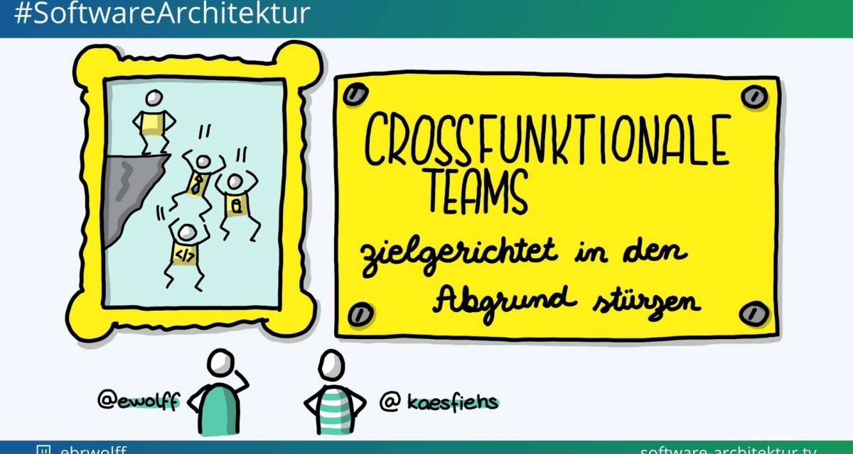 software-architektur.tv: Crossfunktionale Teams gezielt in den Abgrund stürzen