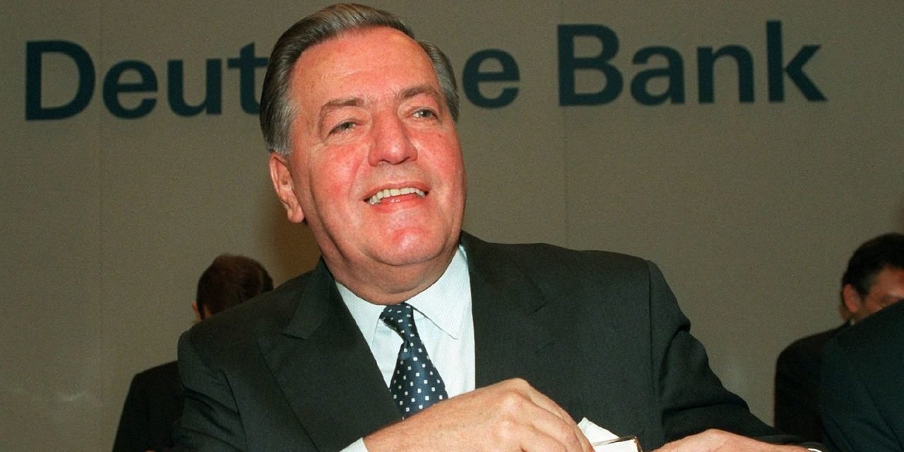 Deutsche Bank: Ex-Vorstandschef Hilmar Kopper ist tot