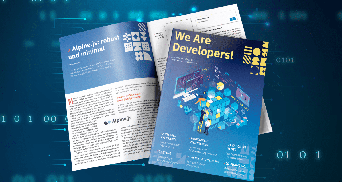 We Are Developers! Das Magazin steht zum kostenlosen Download bereit