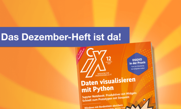heise-Angebot: Das Interview zur neuen iX: Warum Python ideal zur Datenvisualisierung ist