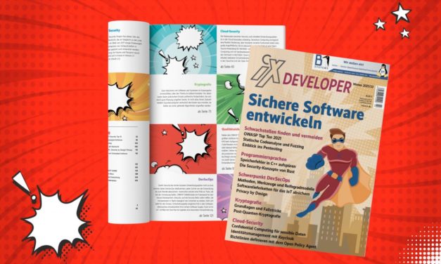 heise-Angebot: Neues iX-Developer-Sonderheft „Sichere Software entwickeln“ erhältlich