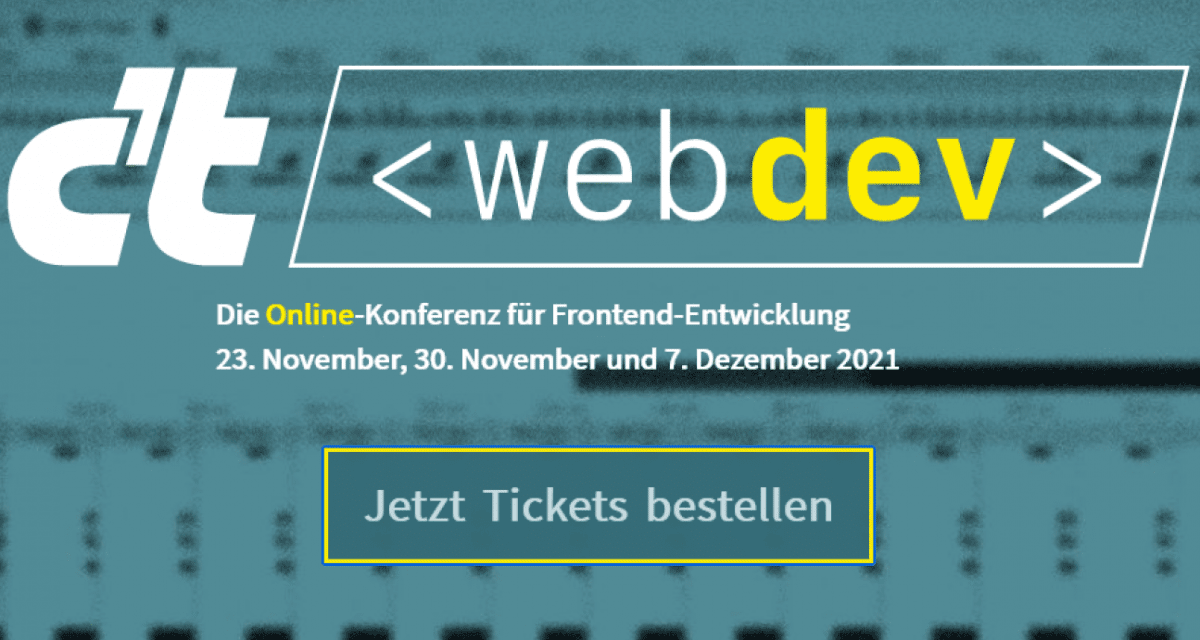 heise-Angebot: c’t : Entwickler-Know-how mit Workshops