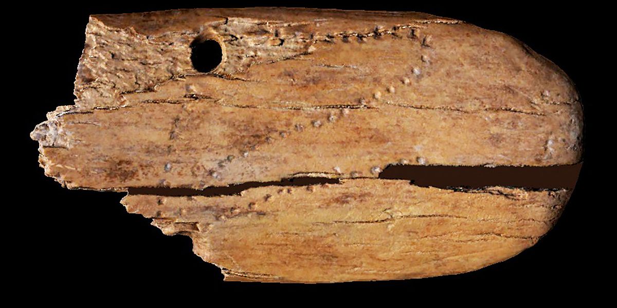 Ältester dekorierter Schmuck außerhalb Afrikas entdeckt
