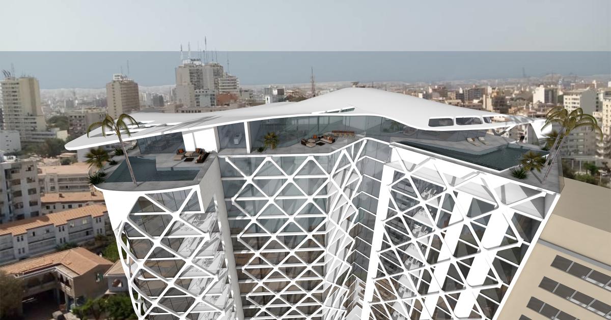 Hochhaus in Dakar: Architektur mit der Kraft der Natur
