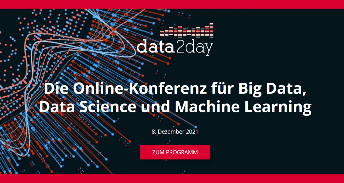heise-Angebot: Last Call zur data2day 2021: Auf dem Weg zum datengetriebenen Unternehmen