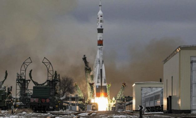 Weltraumtourist aus Japan auf dem Weg zur ISS