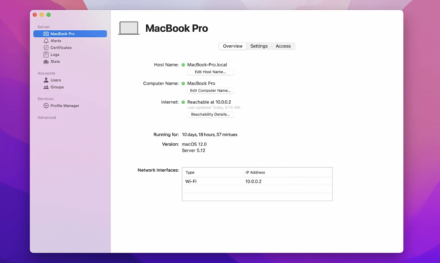 macOS Server: Apple reicht Support für macOS 12 Monterey nach