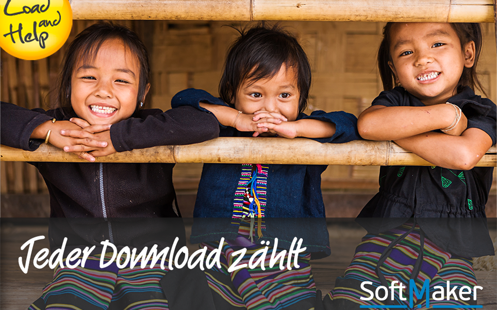 „Load an Help“: SoftMaker spendet pro Download von FreeOffice & Co.