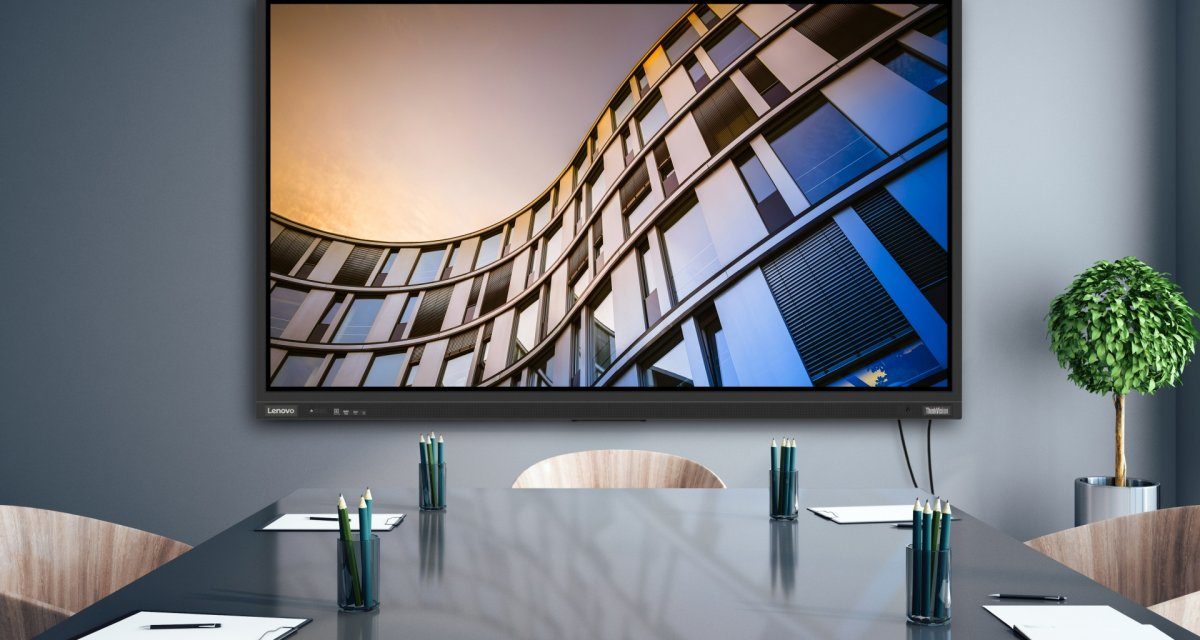 Lenovo ThinkVision: Bis zu 86 Zoll große Touch-TVs mit Android und WLAN