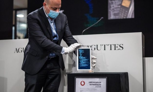 Digitaler Code der ersten SMS der Welt um 107.000 Euro versteigert
