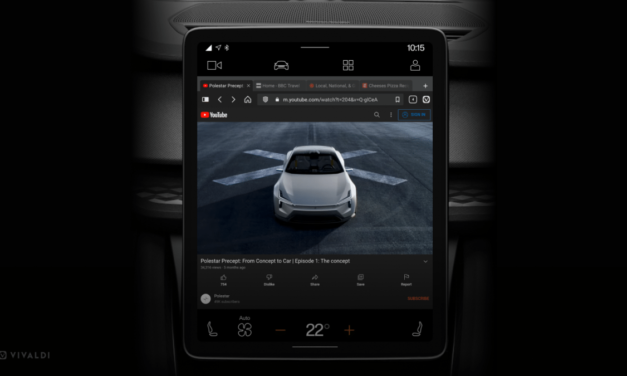 Vivaldi: Erster Webbrowser für Android Automotive im Elektroauto „Polestar 2“