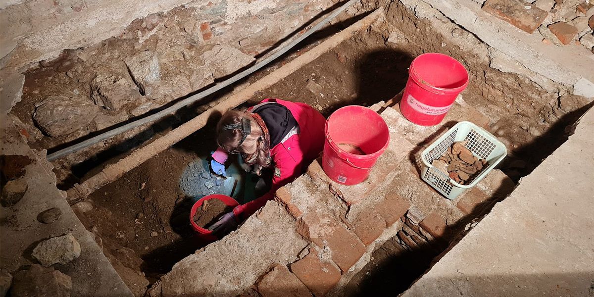 Archäologische Schätze aus mehreren Jahrtausenden unter Grazer Burg entdeckt