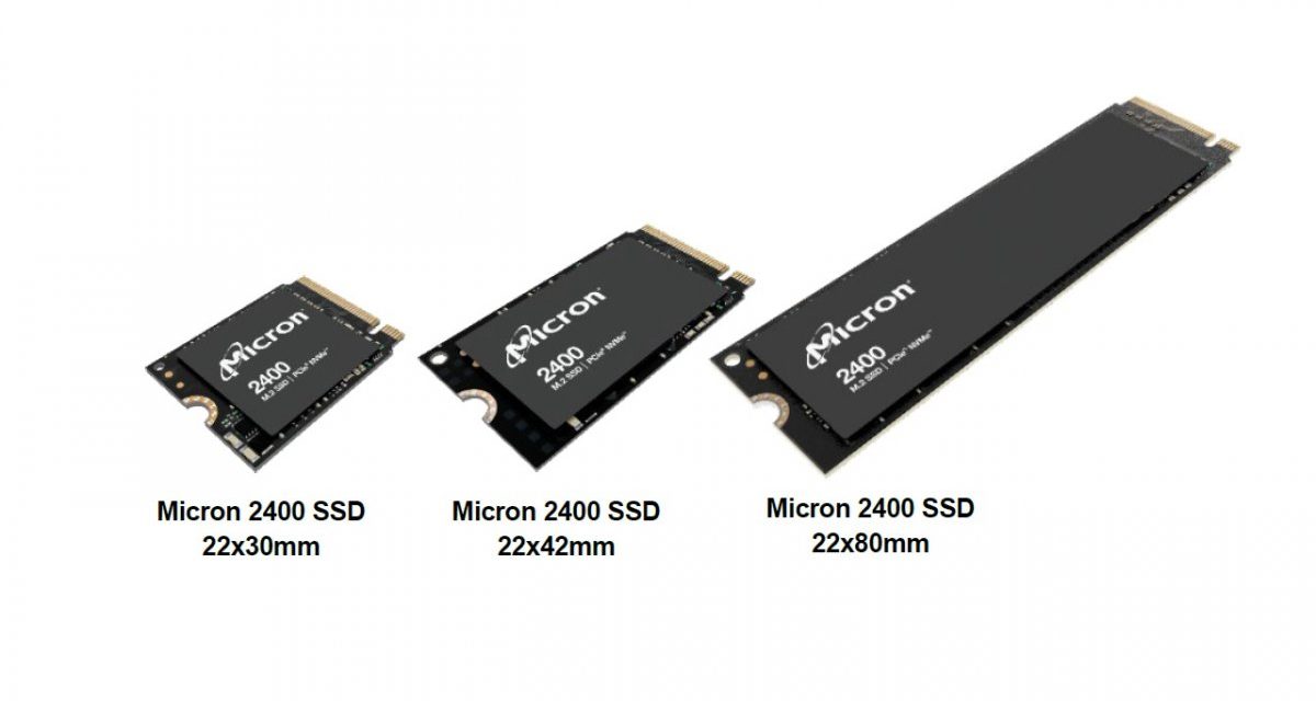 Micron SSD 2400: Die erste 2-TByte-SSD als 30 mm kurzes Kärtchen