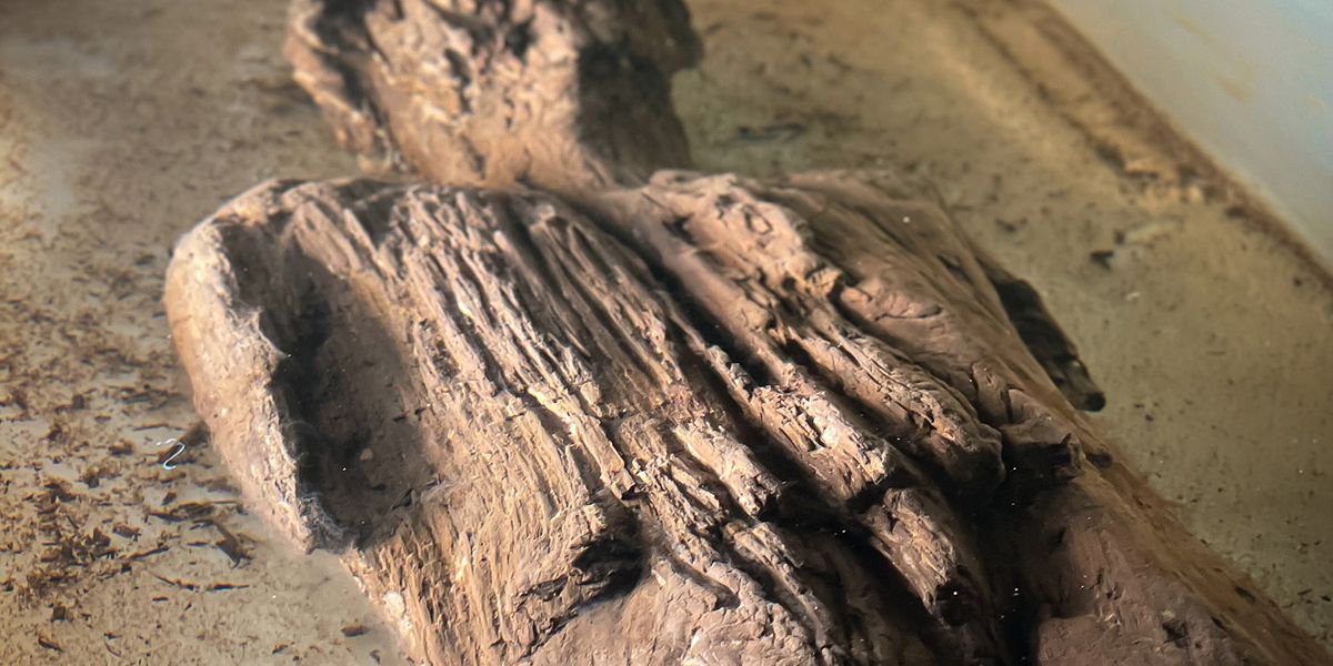 Hölzerne Figur aus der Römerzeit in England entdeckt