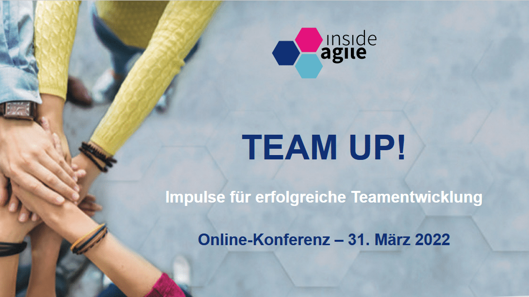 heise-Angebot: Agile Teamentwicklung: Team Up! 2022 zeigt neue und erprobte Ansätze