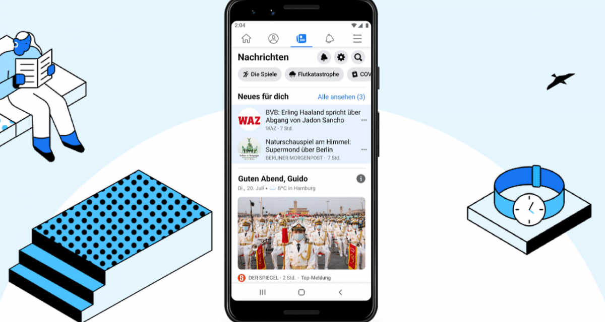 dpa kuratiert künftig Facebook News
