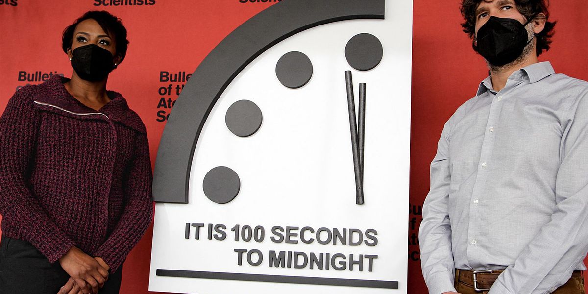 Doomsday Clock: Wir stehen immer noch bei 100 Sekunden vor dem Untergang