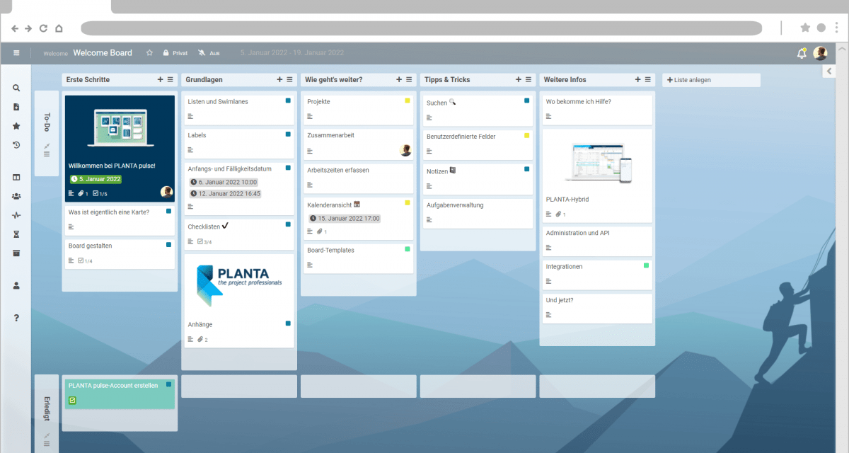 Agiles-Collaboration-Tool Planta pulse: kollaborativer mit Microsoft 365