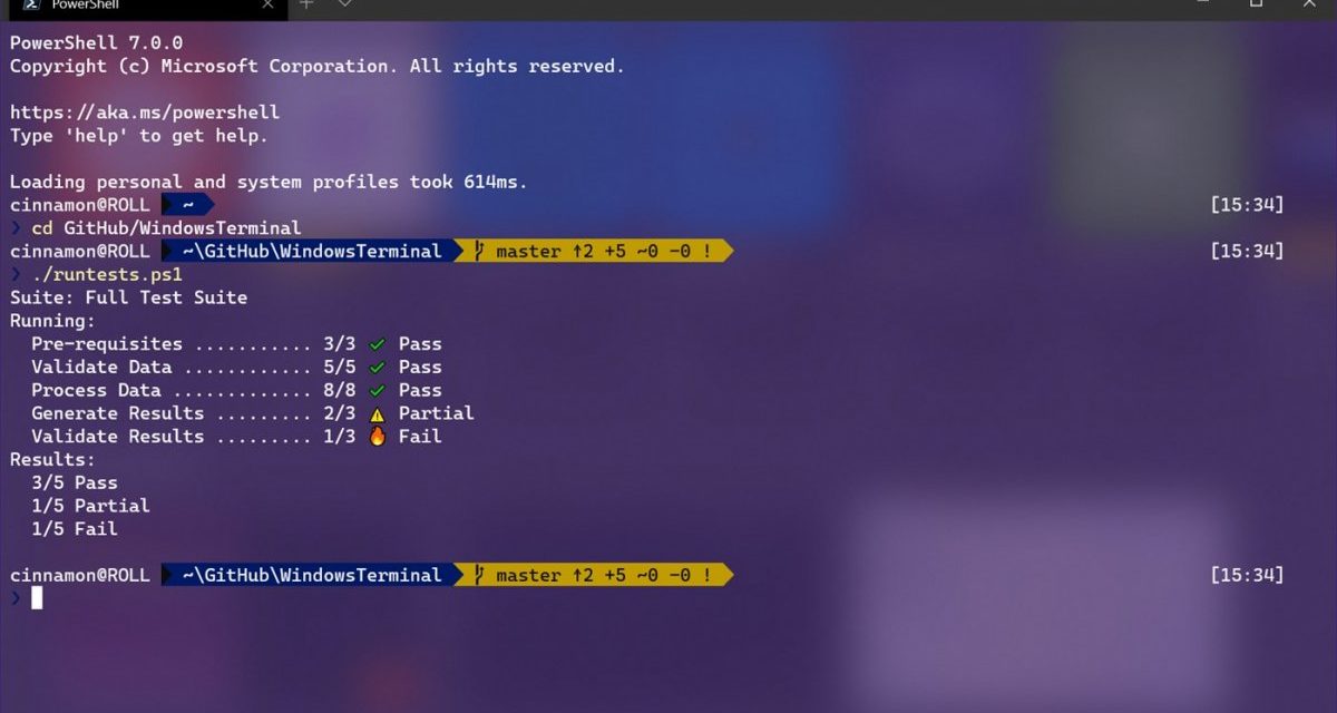 Windows Terminal Preview 1.13 experimentiert mit neuer Rendering-Engine